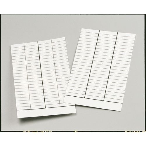 Fiche bibliothèque. A retourner 3 colonnes 75 x 125mm (Paquet de 250) - Image principale