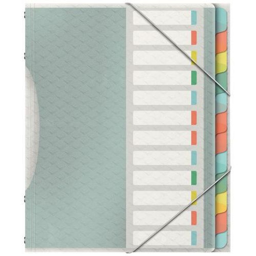 Trieur 12 compartiments 24x33 cm polypropylène couleur - Image principale