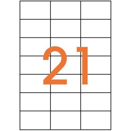Étiquette adhésive 70x42.4 mm (Boîte de 2100) - Image principale