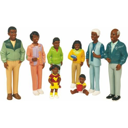 Figurines de la famille africaine - Image principale