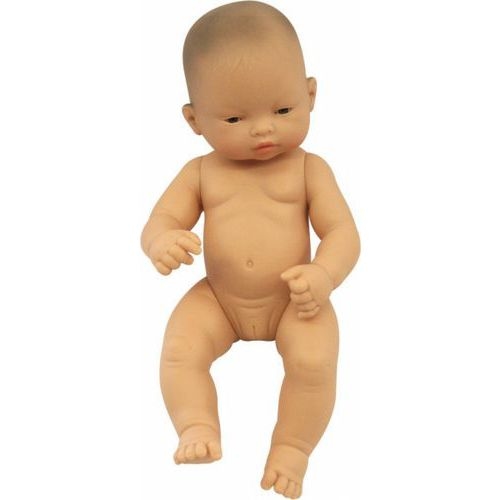 Bébé asiatique fille 32 cm sans cheveux - Image principale