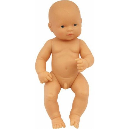 Bébé européen garçon 32 cm sans cheveux - Image principale
