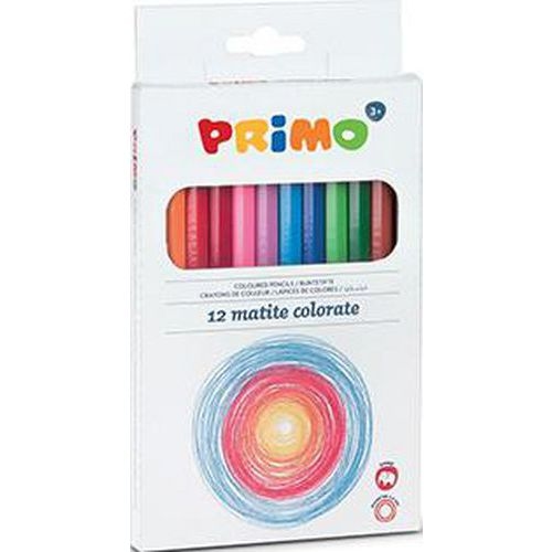 Boîte 12 crayons couleurs Mega - Image principale