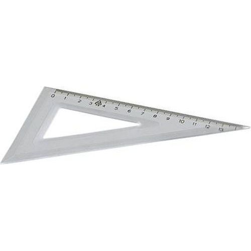 Équerre plastique 60°, graduation 15 cm, hypoténuse 18,5 cm - Image principale