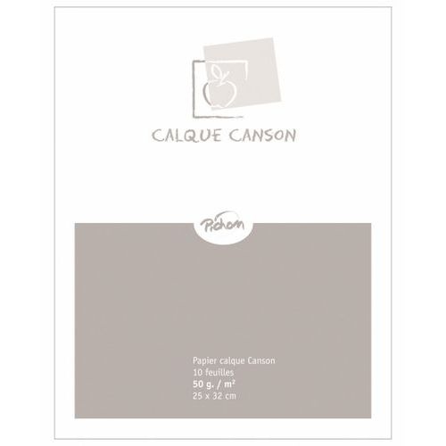 Feuille de papier calque 50 g (Pochette de 10) - Image principale