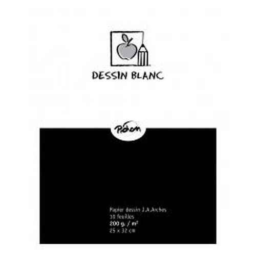 Feuille blanc Ja Canson 200g - 25x32 cm (Pochette de 10) - Image principale
