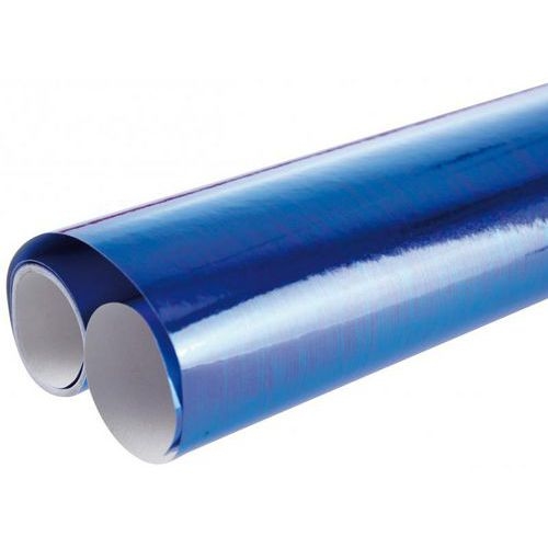 Rouleau de papier métallisé 2,00 x 0,70 m - bleu - Image principale