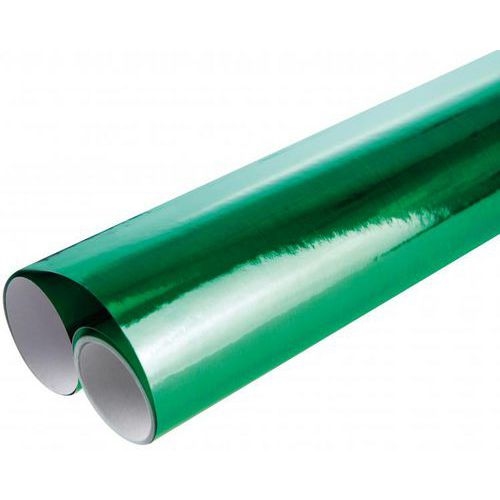 Rouleau de papier métallisé 2,00 x 0,70 m - vert - Image principale