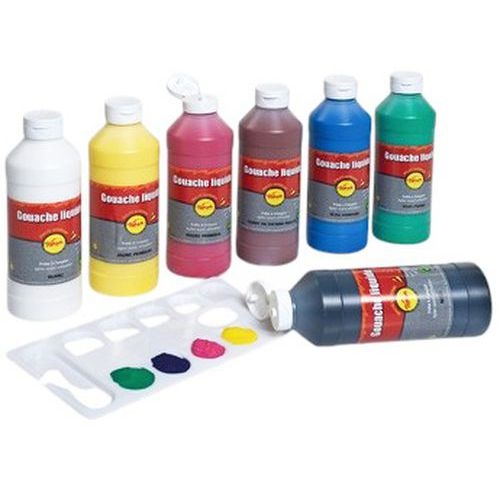 Flacon gouache liquide 500 ml avec bec verseur - Pichon - Image principale