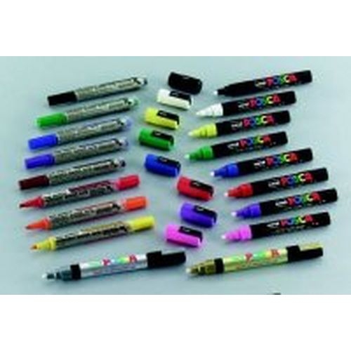 Marqueur POSCA PC5M pointe moyenne ogive 1,8 -2,5 mm - VERT FONCÉ - Image principale