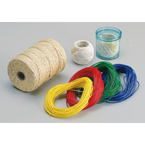 Pelote ficelle de lin blanchi - Image principale