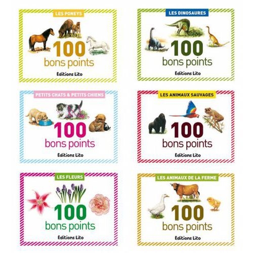 Série de 5 boîtes 100 bons points assortis - Image principale