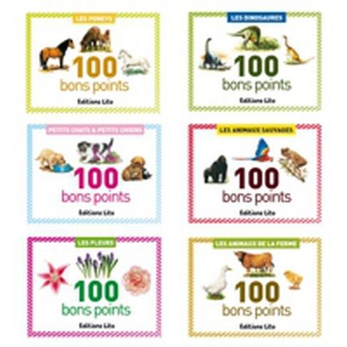 Bons points 5,7 x 7,8 cm (Boîte de 100) - dinosaures - Image principale