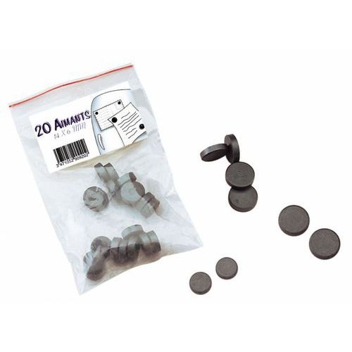 Aimant rond Ø 20 mm x 5 mm d’épaisseur (Sachet de 20) - Image principale