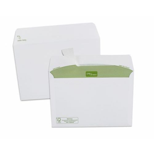 Enveloppe blanche recyclée 11 x 22 cm 80 gr - extra blanche (Boite de 500) - Image principale