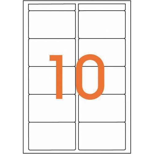 Étiquette adhésive 38.5 x 65 mm (Etui de 100) - Image principale