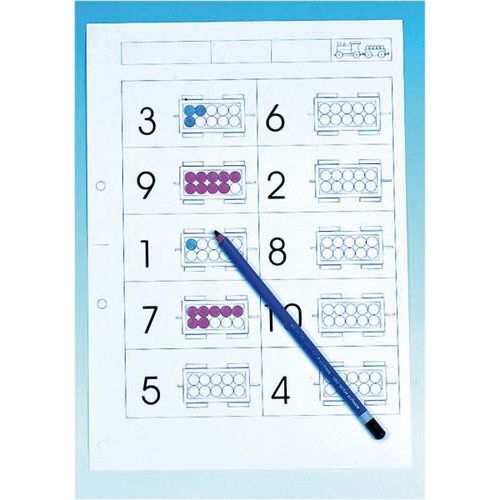 Cahier d'exercices train à compter - Image principale