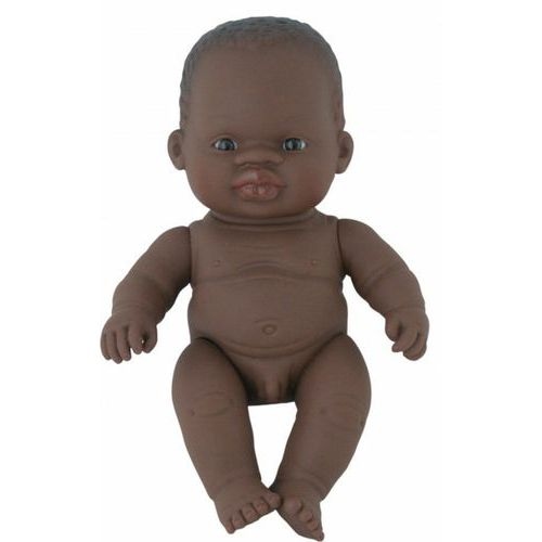 Bébé africain garçon 21 cm sans cheveux - Image principale