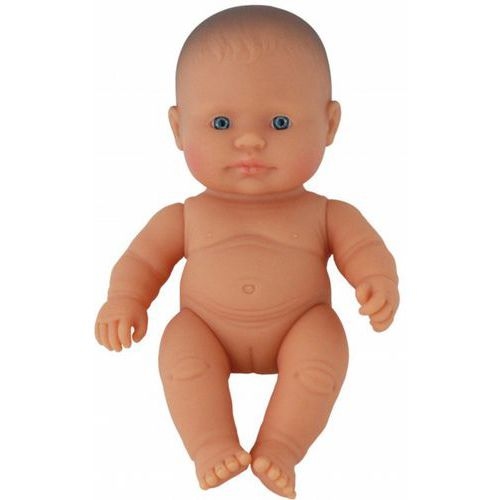Bébé européen fille 21 cm sans cheveux - Image principale