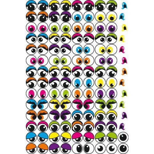 Pochette de 594 gommettes yeux . - Image principale