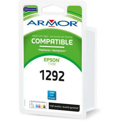 Cartouche jet encre compatible Epson T1292 cyan - Image principale