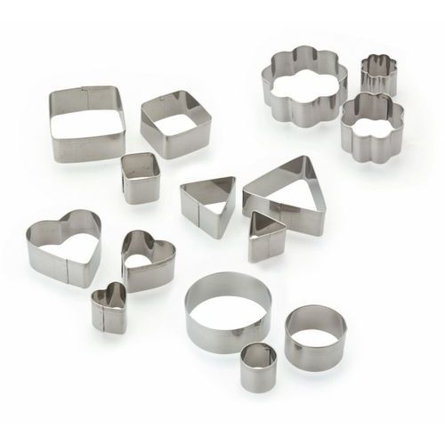 Lot de 15 emporte pièces inox - Image principale
