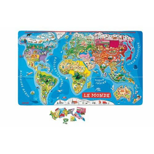 Puzzle monde magnétique - Image principale