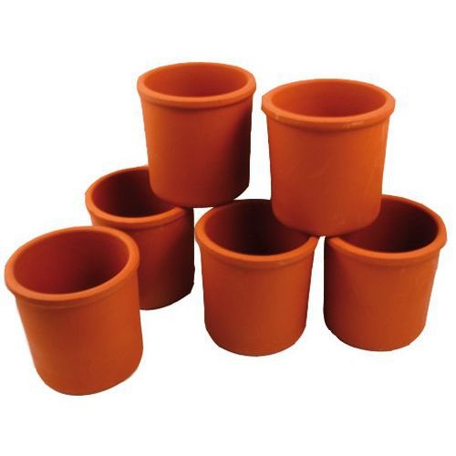 Pot à crayons en terre Ø 85 mm (Lot de 6) - Image principale