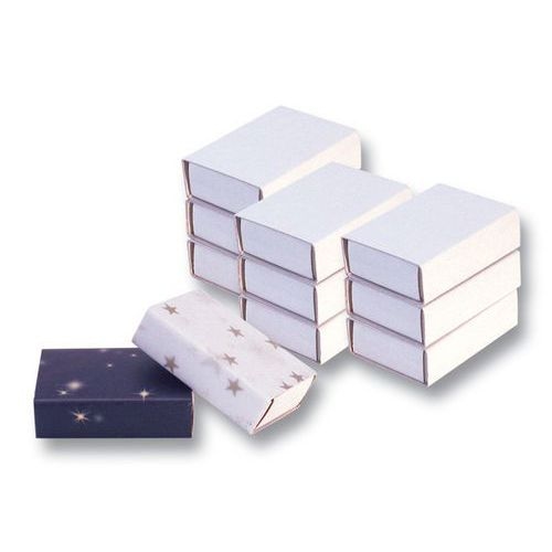 Boîte d'allumettes blanches vides pour décoration (Lot de 10) - Image principale