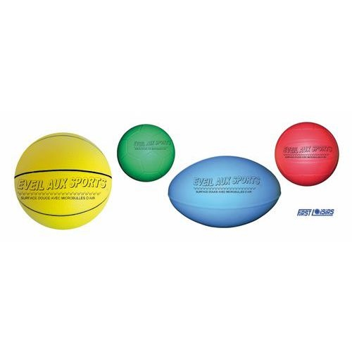 Lot 4 ballons soft mousse - Image principale