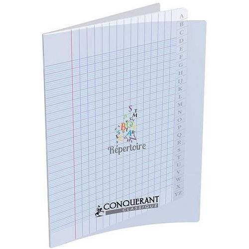 Répertoire polypropylène piqûre 90g 96 pages seyes 17x22 cm - Image principale