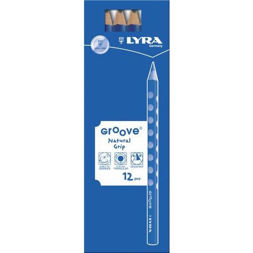 Crayon graphite Lyra Groove Maxi (Etui de 12) - Image principale