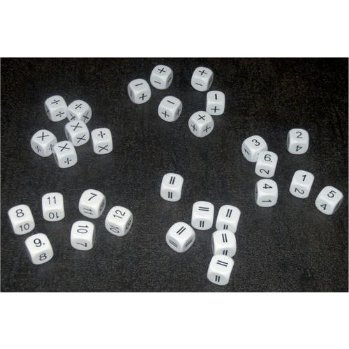 Assortiment de 30 dés éducatifs chiffres - Image principale