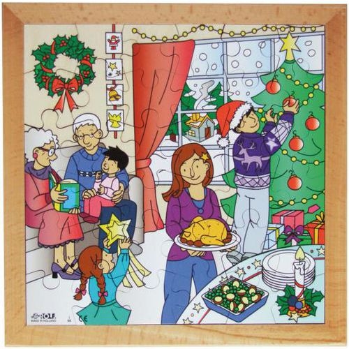 Puzzle à thème la fête de noël - Image principale
