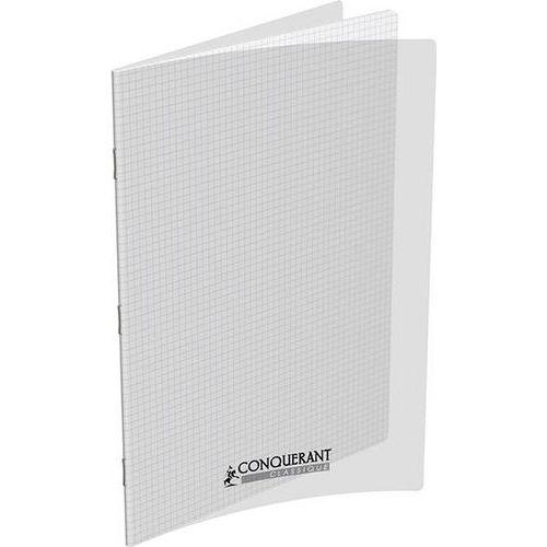 Cahier 90 g 48 pages 5x5 format 24x32 cm polypropylène incolore - Image principale