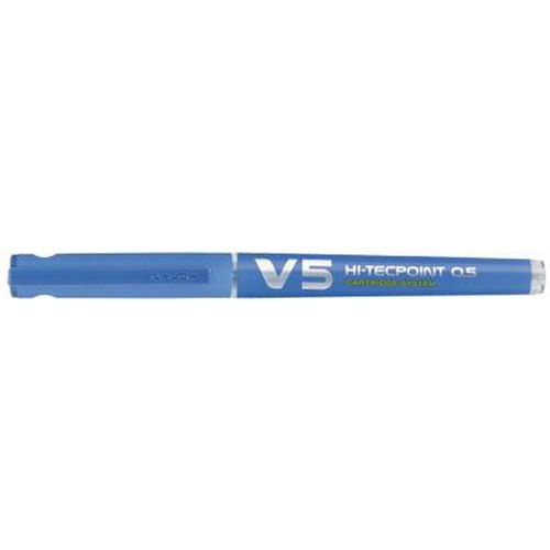 Stylo roller encre liquide Begreen Hi-Tecpoint V5 pointe 0.5 mm - bleu - Image principale