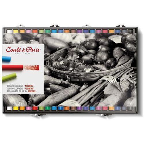 Boite 40 pastels tendres conte à paris 65 mm Ø 10 mm - Image principale