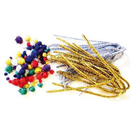 Atelier chenilles étincelantes + pompons - Image principale
