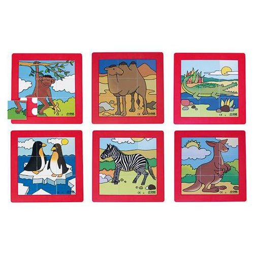 Puzzles les animaux du zoo - Image principale