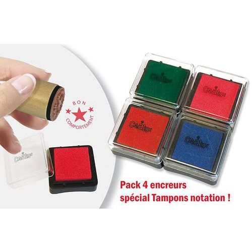 Lot 4 recharges pour tampons de notation - Image principale