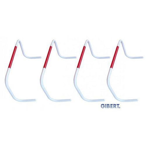 Lot de 4 haies monobloc basculantes auto relevantes - Image principale