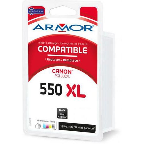 Cartouche jet d'encre compatible Canon PGI-550PGBK noire - Image principale