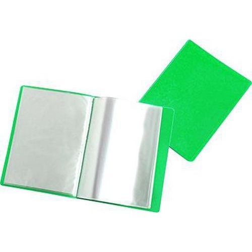 Reliure plastique 20 volets transparents - Vert - Image principale