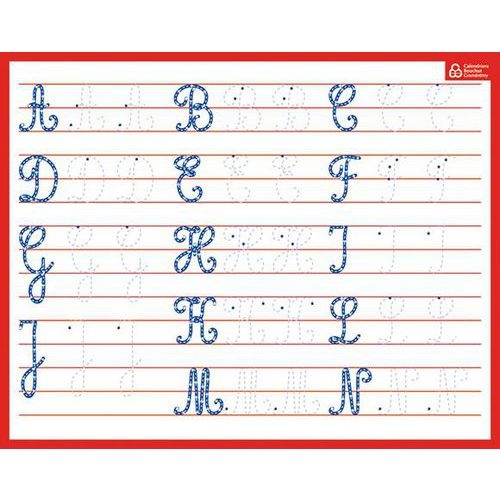 Ardoise majuscules cursives - Image principale