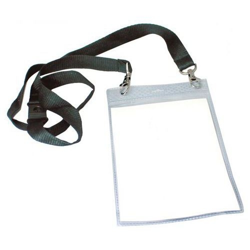 Badges plastique avec cordon (Boite de 10) - Image principale