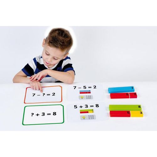 20 cartes d'exercices pour réglettes de mathématiques - Image principale