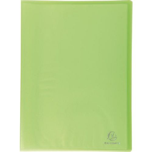 Reliure plastique 40 volets transparents 50 microns - Vert anis - Image principale