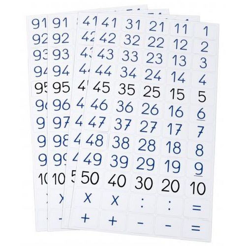 Chiffres magnétiques 0 à 100 - Image principale