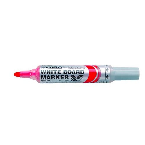 Poch 4 marqueurs Maxiflo Pentel pointe ogive large assortis - Image 5