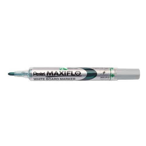 Brosse à tableau blanc magnétique avec 4 markers MAXIFLO PENTEL - Image 2